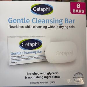 Cetaphil 6 pack Gentle Cleansing Bar Soap